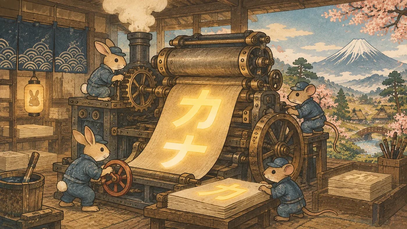 Katakana karakterlerini çalışmak için katakana testi bağlantısı.