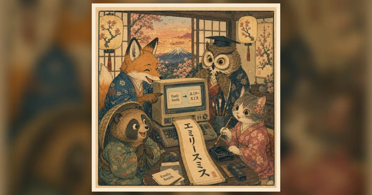 Conversor de nomes | Katakana e hiragana | JapaneseJLPT