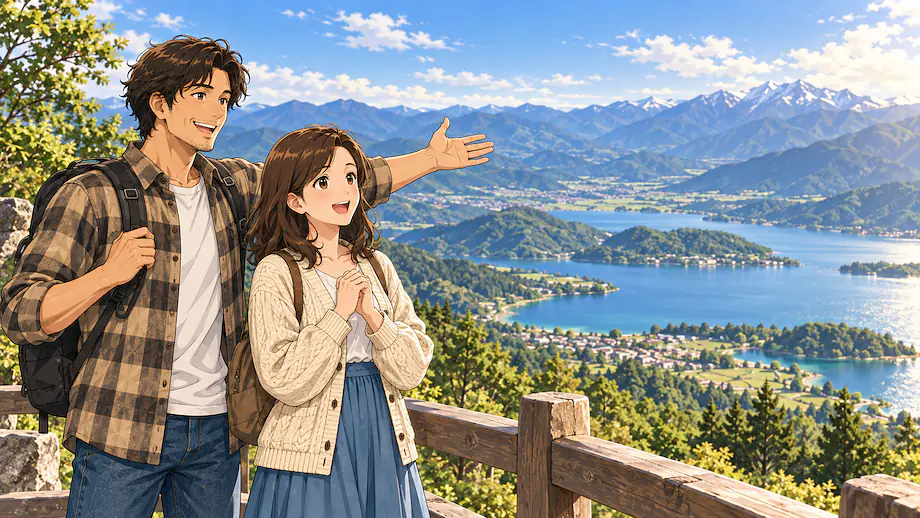 Illustration of the scene described by This place is very appealing.