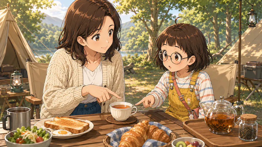 Illustration of the scene described by This isn’t coffee.