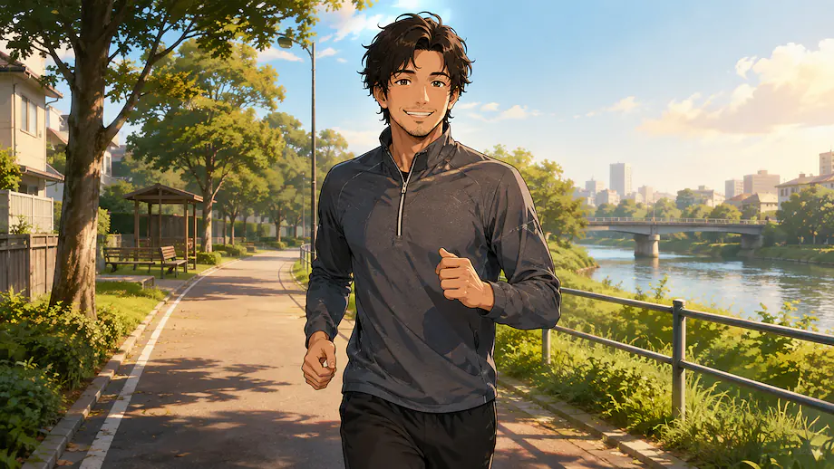 Illustration of the scene described by Kenta runs every week.
